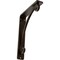 Ekena Millwork Legacy Wrought Iron Bracket, (Single center brace), Antiqued Bronze 1 1/2"W x 5 1/2"D x 8"H BKTM01X05X08SLEABZ - alternate 1